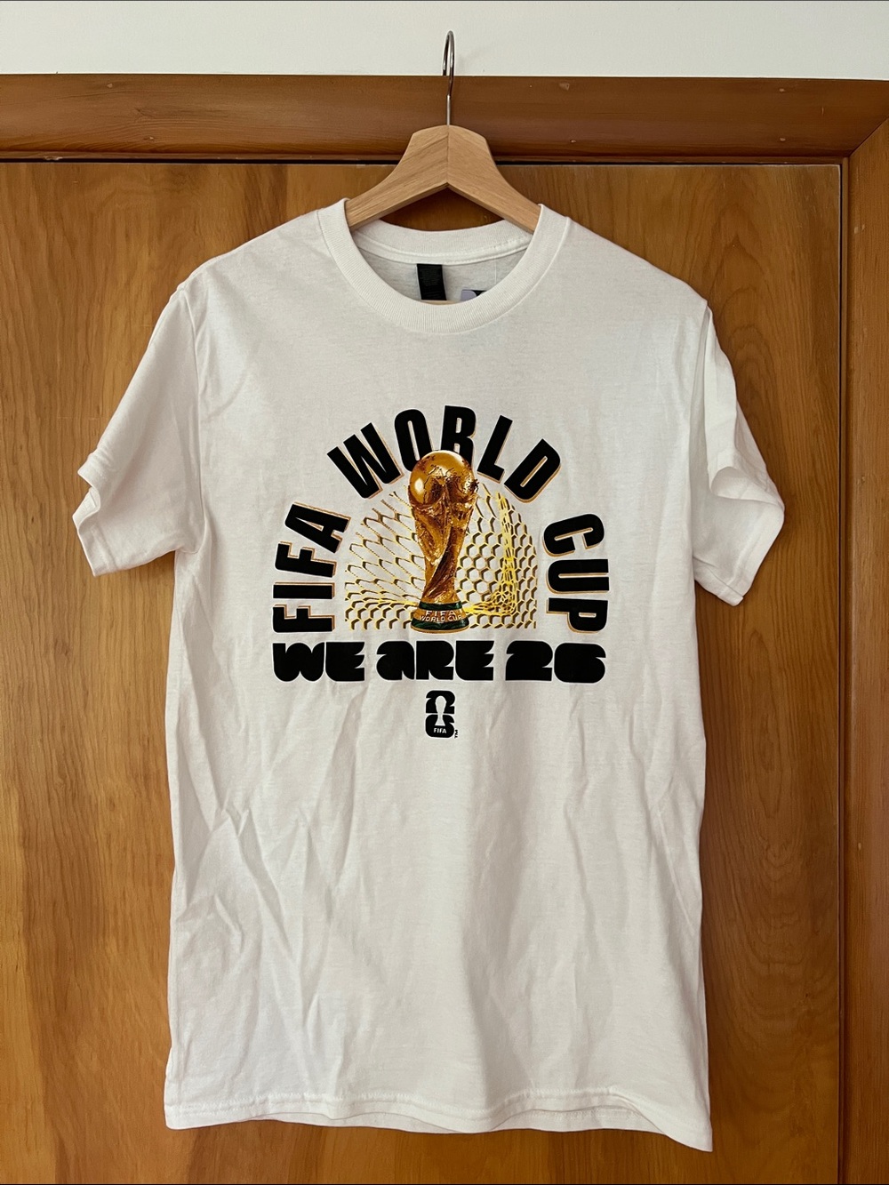 FIFA 2026 World Cup Trophy T-Shirt Size Small New w/ Tags